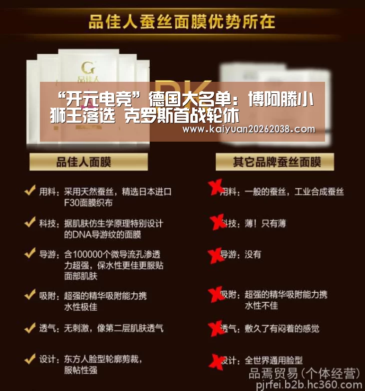 “开元电竞”德国大名单:博阿滕小狮王落选 克罗斯首战轮休(图1) 开元棋牌